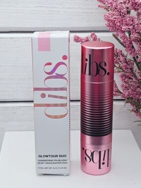 Dibs Glowtour Duo Shimmering Pink Blush & Highlighter -Aura